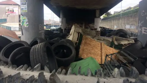 pallets and tyres
