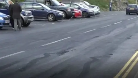 BBC The wheel spins on Royal Albert Drive