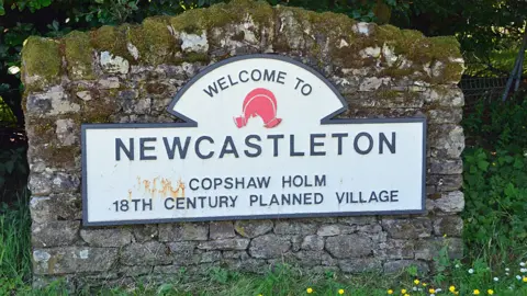Jim Barton Newcastleton sign