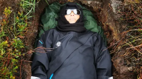 Ashley Calvert Lecturer in a ditch