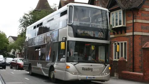 Aubrey A Reading bus in Wokingham