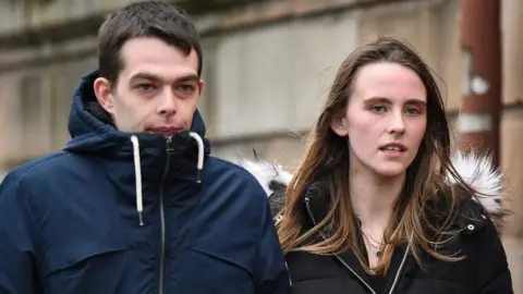 Getty Images Alesha's father Robert MacPhail and his girlfriend Toni McLachlan