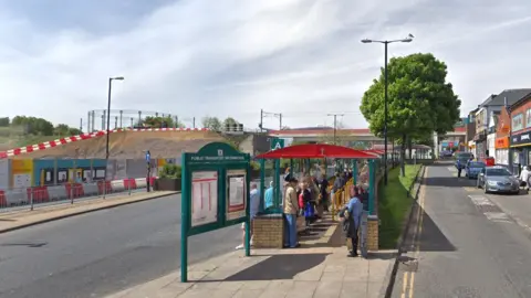 Google Old South Shields bus station