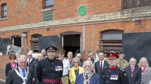 Leicestershire County Council Plaque unveiling