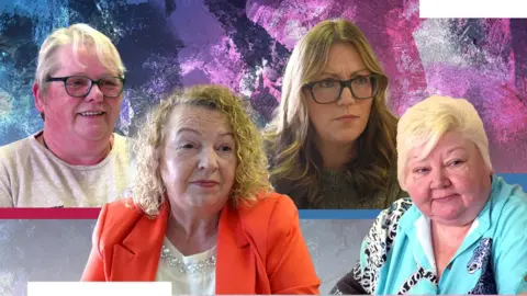 BBC Rhonda McCloy, Sonya Love, Leanne Abernathy and Jackie Blair are members of Herstory Women in Loyalism