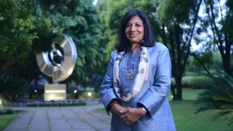 Getty Images Chairman and Managing Director of Biocon Limited Kiran Mazumdar-Shaw