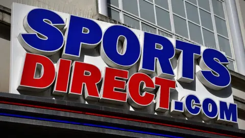 Getty Images Sports Direct sign outside a shop