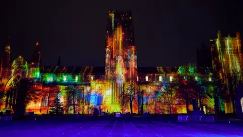 Durham Lumiere installation 2021