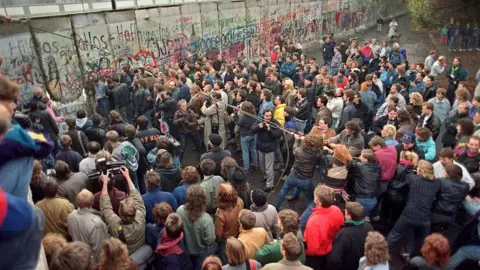 GERARD MALIE/AFP/Getty Images Berlin Wall