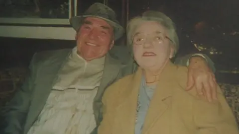 Graham Morgan and his mother