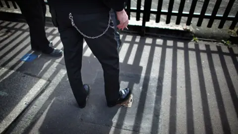 Getty Images Prison officers at Winson Green