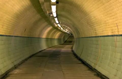 jarrowlad/Getty Images Pedestrian Tyne Tunnel