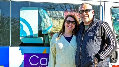 PA Media Graham and Angela Coton, from St Albans, Hertfordshire