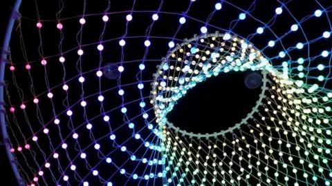 Visit Blackpool Lightpool exhibit