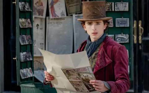 Warner Bros Timothée Chalamet in Wonka