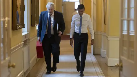 No 10 Boris Johnson and Rishi Sunak