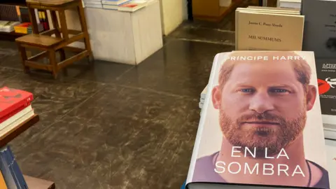 Reuters Prince Harry's book seen on sale in a bookstore in Barcelona before its official release date