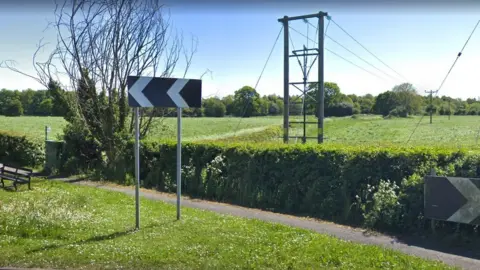 Google Section of Wat's Dyke at Pandy, Wrexham