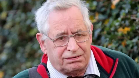 PA Peter Webb arrives at Hove Crown Court, where he was jailed for four years