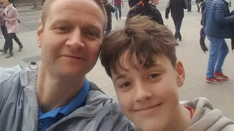 Kevin Smart Kevin Smart and son Max