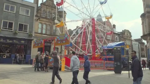 Geograph/Gary Rogers Amusements in Wigan town centre