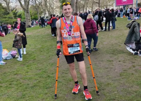 Supplied Adam Lever London Marathon