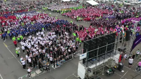 Island Games Thousands attend as event gets under way