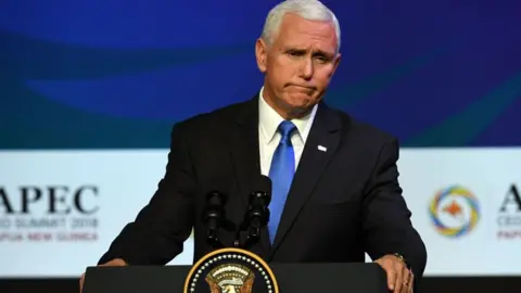 Reuters US Vice President Mike Pence at the Apec summit