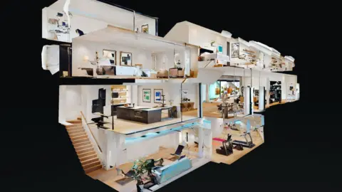 Matterport Matterport 'dolls house' view of property