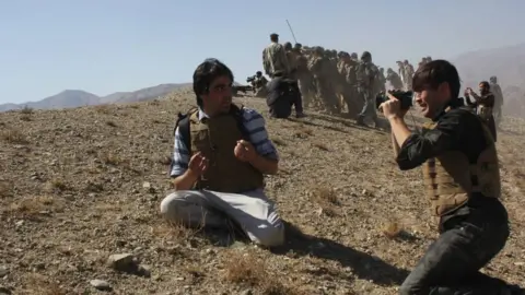 1TV Emad Roustaei, reporting - file photo