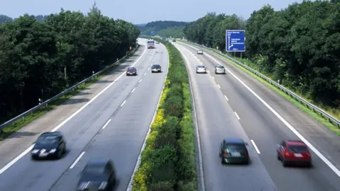 Getty Images Autobahn in Rhineland, 2002 file pic