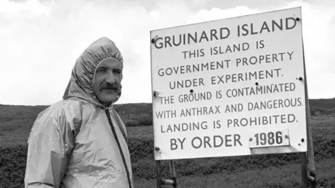 PA Media Malcolm Broster of MOD Chemical Defence Establishment at Porton Down in 1986