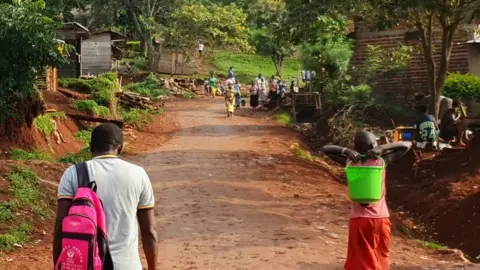 Thomson Reuters Foundation A street in DR Congo