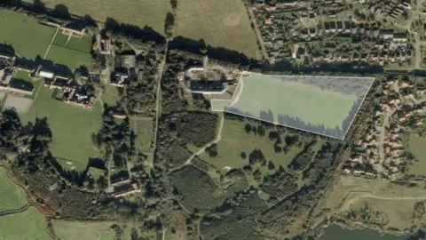 St Felix School Plans of area proposed for housing