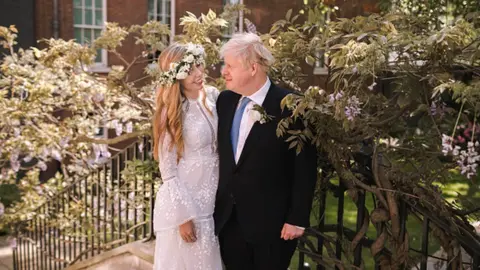 Getty Images Prime Minister Boris Johnson and wife Carrie Johnson