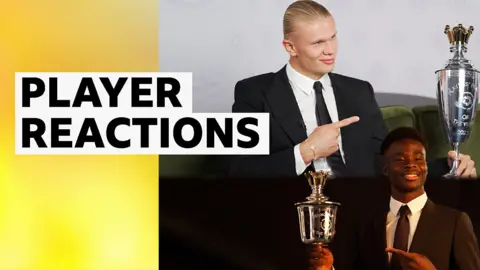 Erling Haaland and Bukayo Saka