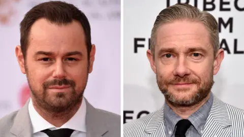 Getty Images Danny Dyer Martin Freeman