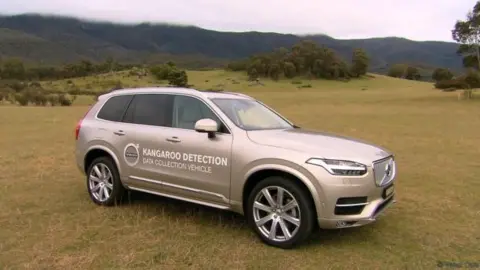 Volvo Kangaroo detection data collection vehicle