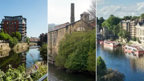 Getty Images River Aire, River Calder, River Ouse