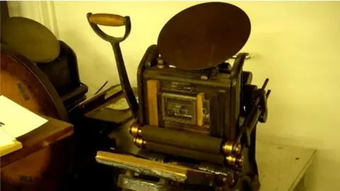 John Jarrold Printing Museum Old machine