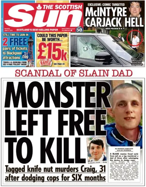 The papers: Killer free to murder young father