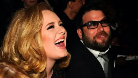 Getty Images Adele and ex-husband Simon Konecki