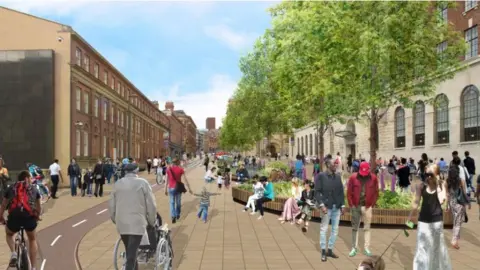 Leeds City Council Cookridge Street in Leeds