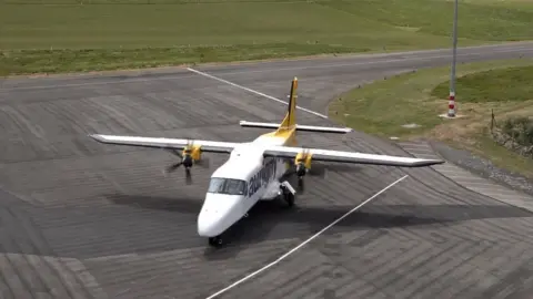 BBC Aurigny plane