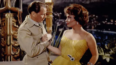 Getty Images Frank Sinatra and Gina Lollobrigida in Never So Few.