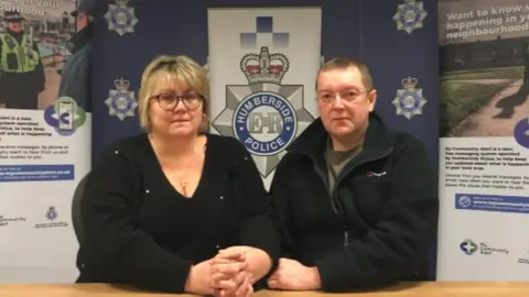 Humberside Police Lisa and Russell Squire