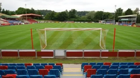 Newtown AFC Newtown's Latham Park ground