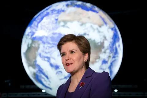 PA Media Nicola Sturgeon at COP26