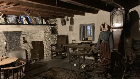 Display of the inside of a Manx cottage