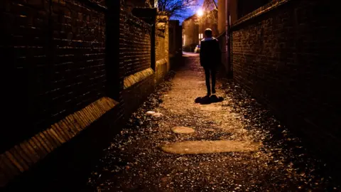 Peter Austin Walking home in the dark